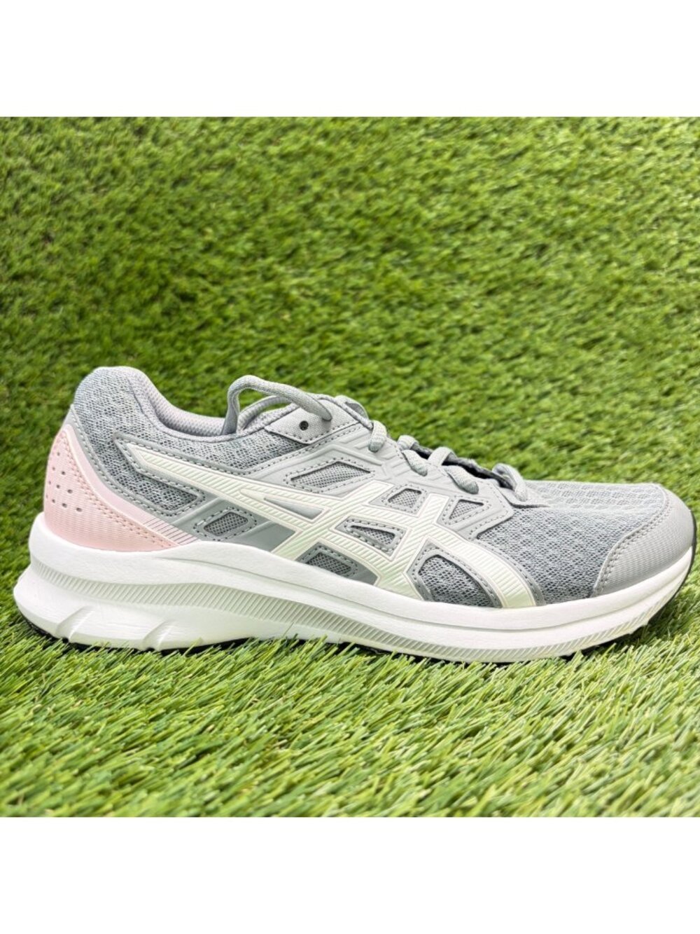 Asics Jolt 3 Womens Size 8.5 Gray White Athletic Running Walking Shoes Sneakers
